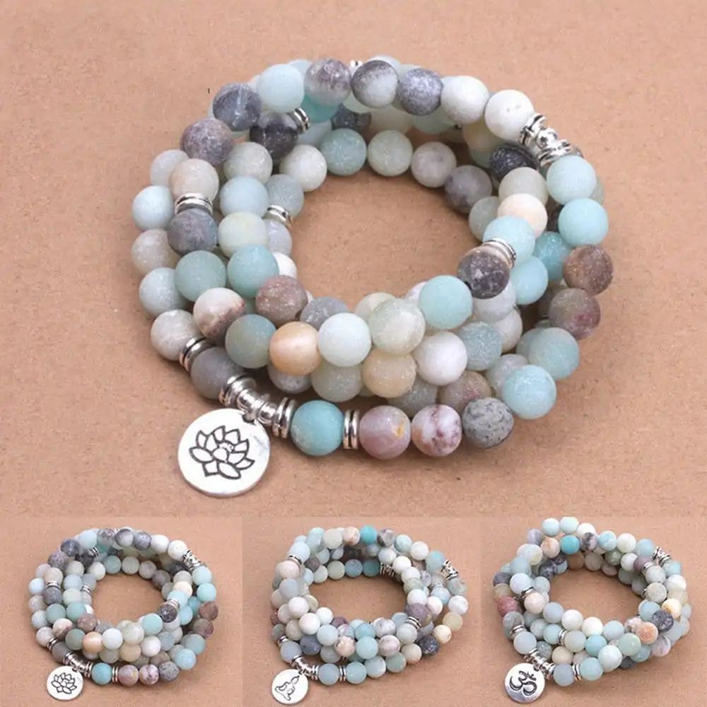 Acheter Collier Mala Amazonite | OkO-OkO