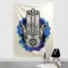 Wanddekoration Schwarz-Weiß Mandala Wandbehang. | OkO-OKO™ Wanddekoration Wandbehang Mandala Schwarz und Weiß. | OkO-OkO™