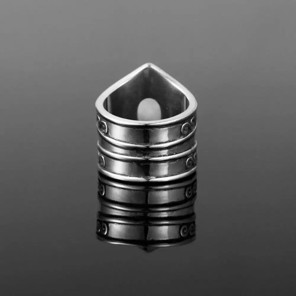 Bijou Lithothérapie <br> Bague Pierre de Lune Boho. | OkO-OKO™ Bague Pierre de Lune Boho vu de l'intérieur | oko oko