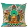 Bouddhisme <br> Coussin Bouddha (9 Variante). | OkO-OKO™ Coussin Bouddha avec divinités | OkO-OkO
