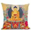Bouddhisme <br> Coussin Bouddha (9 Variante). | OkO-OKO™ Coussin Bouddha jaune | OkO-OkO