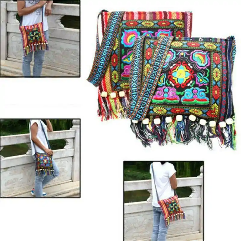 Sac à main <br>Brodé ethnique. | OkO-OKO™ Sac brodé ethnique pour hommes et femmes | oko oko