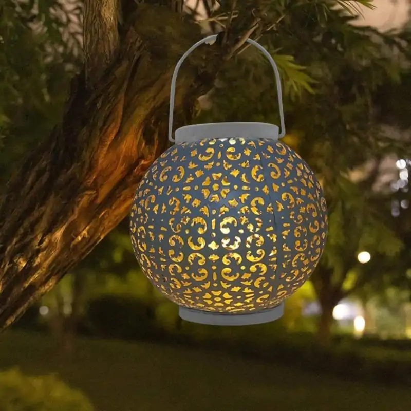 Decoratieve Verlichting Hangende Zonne-lantaarn. | OkO-OKO™ Zonnelantaarn om in een boom te hangen | OkO-OkO