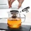 Théières en Verre <br> Martelé. | OkO-OKO™ Théières en verre Martelé avec filtre en verre transparent| oko oko
