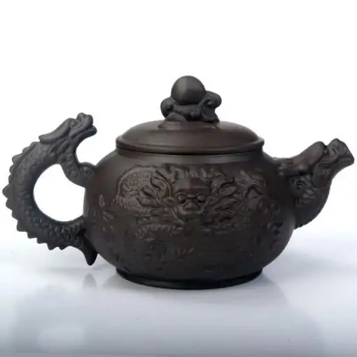 Dragon teapot on white background | OkO-OkO