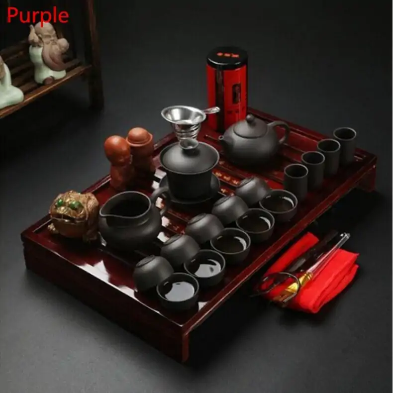 Plateau à thé <br> Service à thé avec plateau (4 Variantes). | OkO-OKO™ Service à thé chinois avec plateau | OkO-OkO