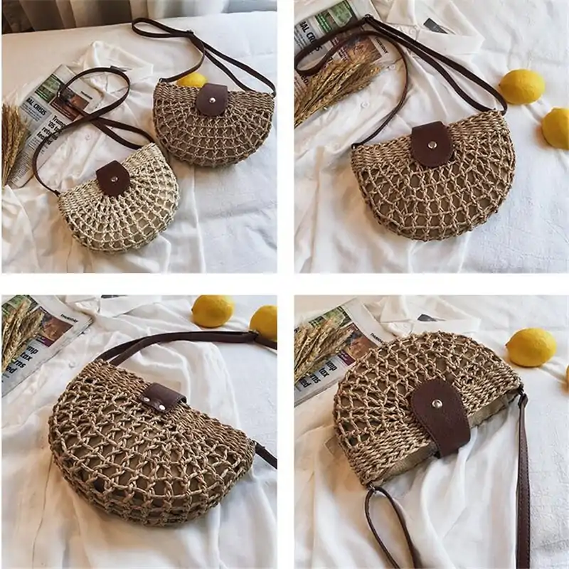 Sac a main raphia crochet et macramé | oko oko
