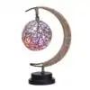 Décoration lumineuse <br>Lampe Croissant de Lune. | OkO-OKO™ Décoration lumineuse Lampe Croissant de Lune avec boule en rotin | oko-oko
