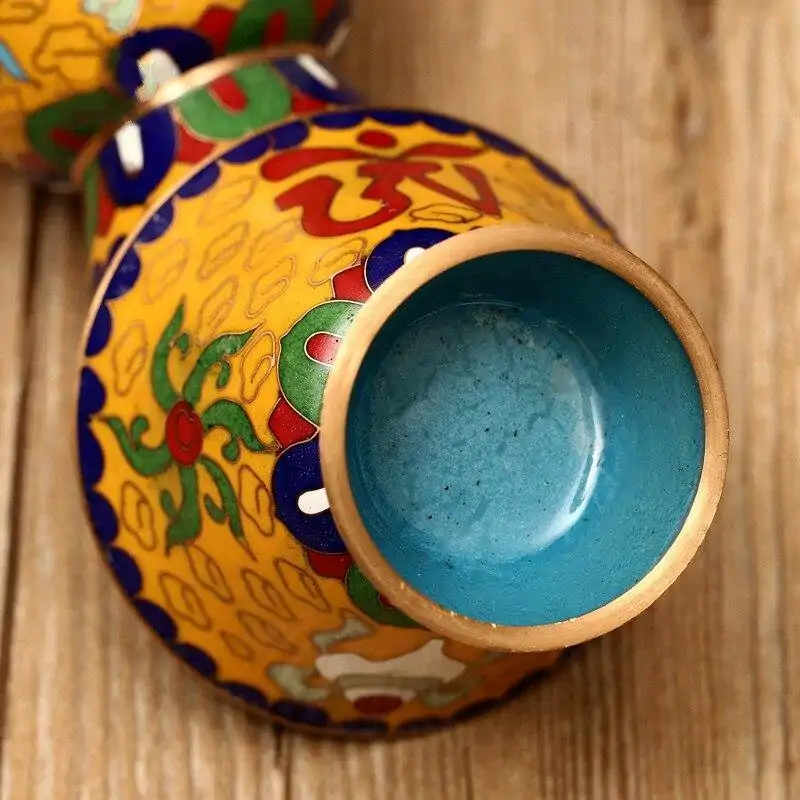 Bouddhisme <br> Cloisonné tibetain. | OkO-OKO™ Bouddhisme Cloisonné tibetain. | OkO-OkO™