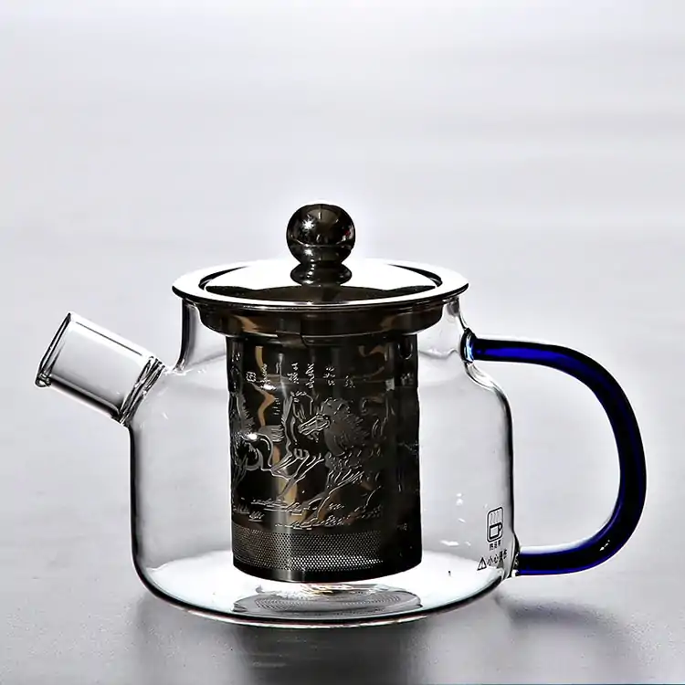 Théière en verre filtre dragon