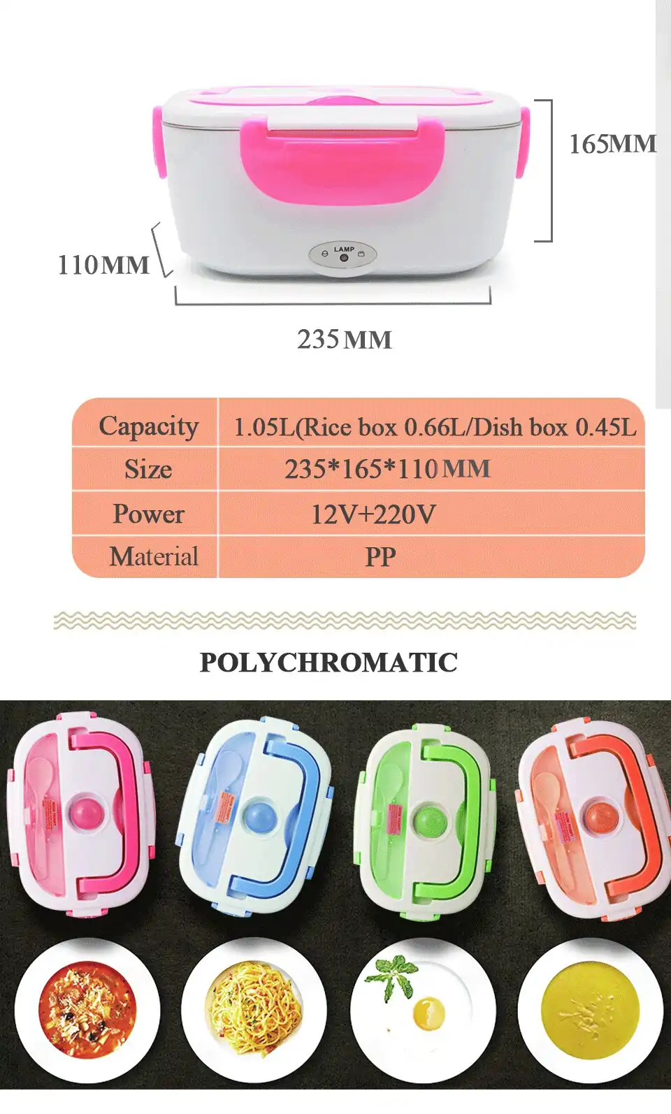 achéter Gamelle inox chauffante 12V/220V pas cher | OkO-OkO