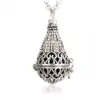Bijou Diffuseur Huiles Essentielles <br> Pendentif Vintage. | OkO-OKO™ Pendentif diffuseur huiles essentielles métal argenté vintage | oko oko