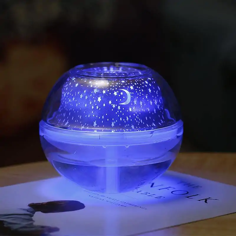 Diffuseur d'huile essentielle <br>pluie d'étoile. | OkO-OKO™ Diffuseur d'Huile Essentielle Pluie D'Étoile violet | oko oko