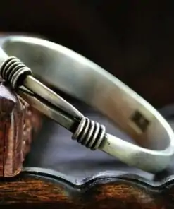 Pulsera tibetana ajustable de plata | OkO-OkO