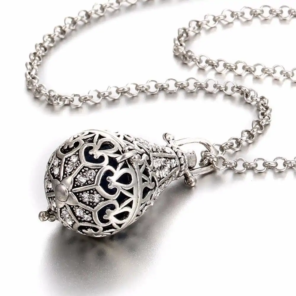 Bijou Diffuseur Huiles Essentielles <br> Pendentif Vintage. | OkO-OKO™ Pendentif avec chaîne diffuseur huiles essentielles | oko oko