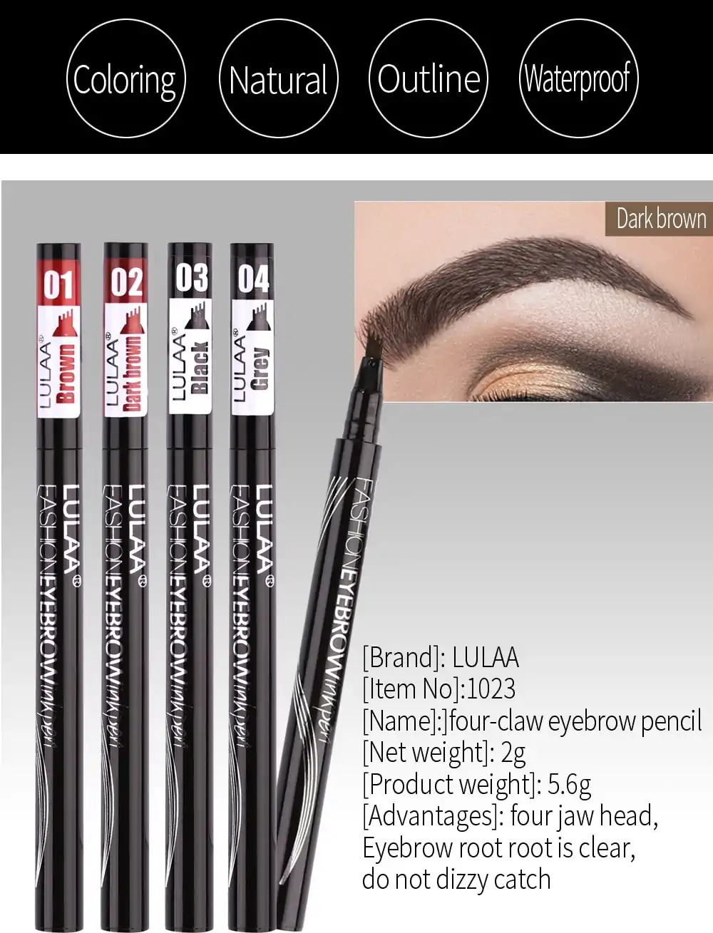 Crayon a sourcils waterproof pas cher | oko oko