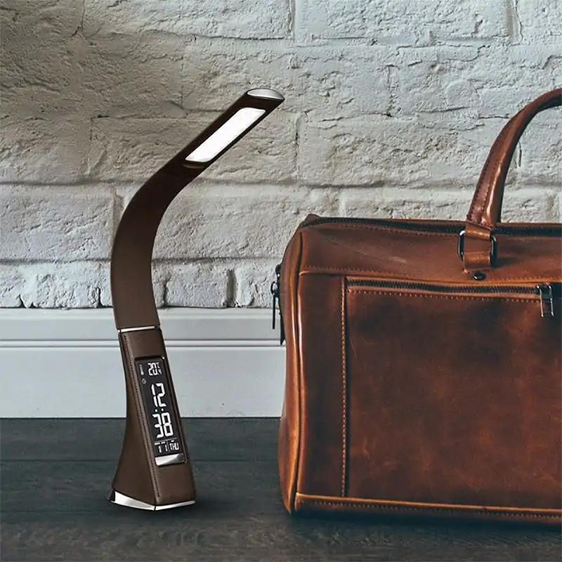 Lampe de Bureau LED avec horloge et dates. | OkO-OKO™ Lampe LED de bureau avec thermomètre pas cher | oko oko