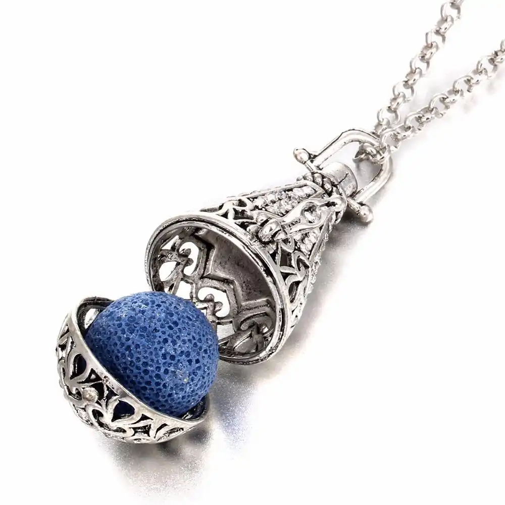 Bijou Diffuseur Huiles Essentielles <br> Pendentif Vintage. | OkO-OKO™ Magnifique Pendentif diffuseur huiles essentielles | oko oko