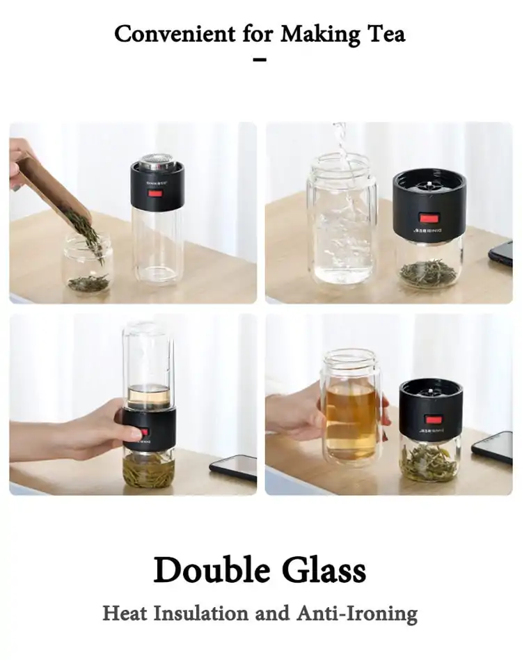 les préparatifs du thermos avec infuseur pas cher