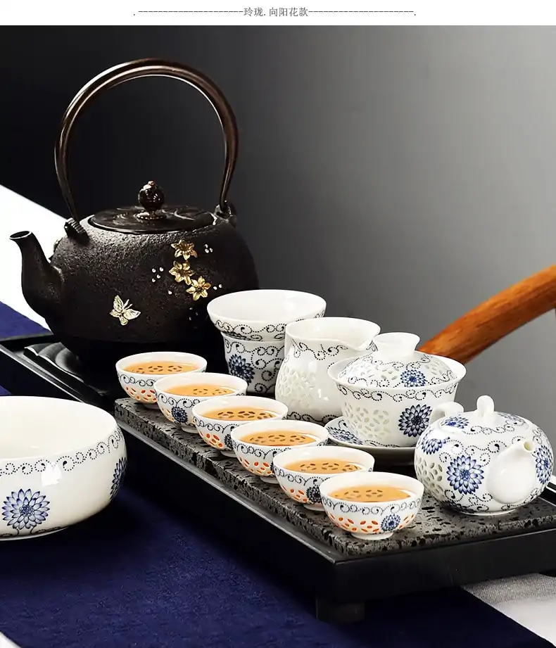Service à Thé Porcelaine de Chine pour cérémonie du thé | OkO-OkO™ 