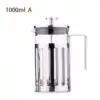 Glazen theepot <br> met plunjer (6 modellen) | OkO-OKO™ Zuiger Theepotten A 1L of 1000 ml | OkO-OkO