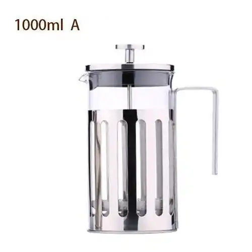 Glazen theepot <br> met plunjer (6 modellen) | OkO-OKO™ Zuiger Theepotten A 1L of 1000 ml | OkO-OkO