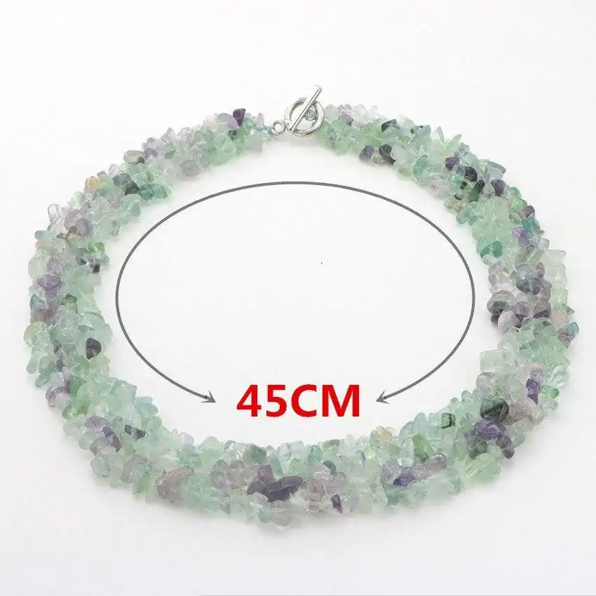 Bijou Lithothérapie <br> Parure bijoux pierre naturelle. | OkO-OKO™ Parure bijoux pierre naturelle Dimentions 45 cm | oko oko