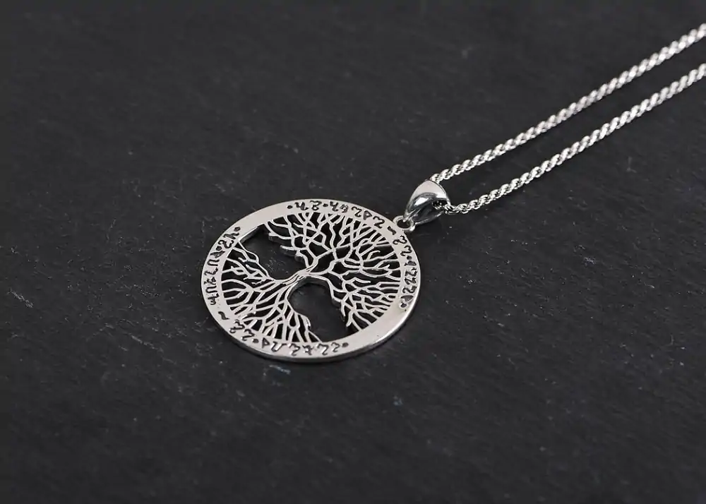 Pendentif arbre de vie argent massif | OkO-OkO