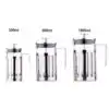Glazen theepot <br> met plunjer (6 modellen) | OkO-OKO™ Glazen Zuiger Theepotten 3 capaciteiten | OkO-OkO