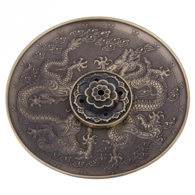 Encens <br>Porte-Encens dragon | OkO-OKO™ Porte encens dragon bronze dorée | oko oko