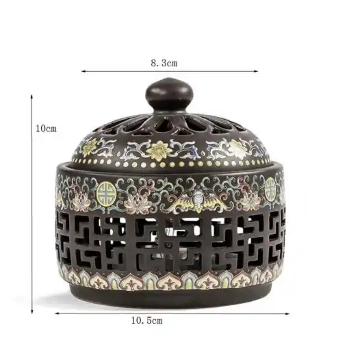 Incense Spiral Incense Burner. | OkO-OKO™ Incense spiral burner luminous dimentions | oko