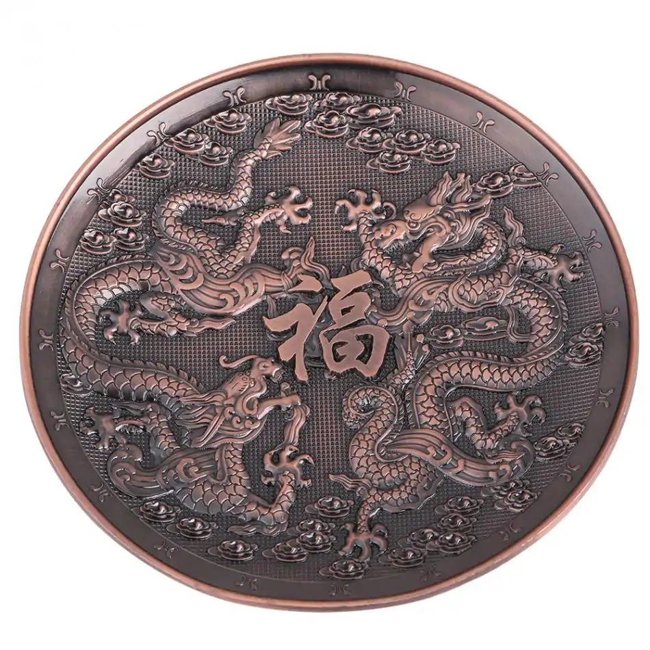 Porte encens dragon cuivre rouge | oko oko