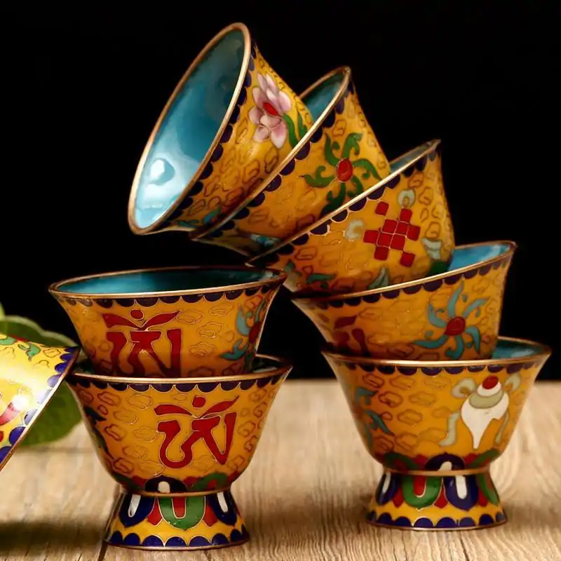 Bouddhisme <br> Cloisonné tibetain. | OkO-OKO™ Bouddhisme Cloisonné tibetain. | OkO-OkO™