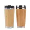 Thermos <br>Mug Isotherme Bamboo (intérieur Inox). | OkO-OKO™ mug bamboo inox double parroi | oko-oko