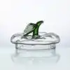 Glasteekannen Kürbis (mit Filter) | OkO-OKO™ Teekannen aus Glas Kürbis Detail des Deckels | oko-oko