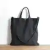 Black canvas bag for women | oko oko