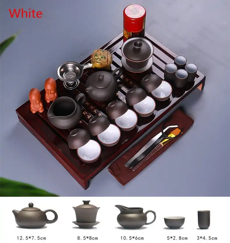 Plateau à thé <br> Service à thé avec plateau (4 Variantes). | OkO-OKO™ Service complet à thé avec plateau et accessoir | oko oko
