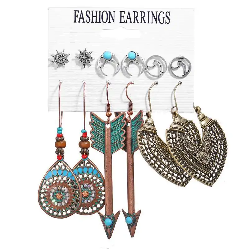 Ethnic and Boho Jewelry Boho Earrings. | OkO-OKO™ Boho earring set 3 | oko