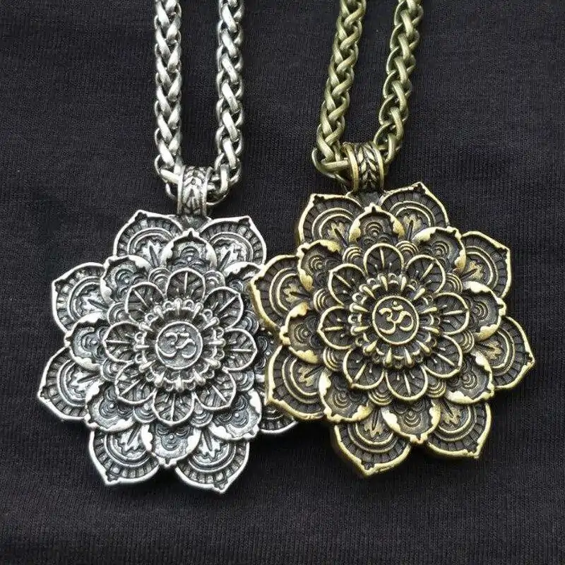 Spiritueller Schmuck Lotusblüten-Anhänger. | OkO-OKO™ Lotusblüten-Anhänger mit Kette | oko-oko