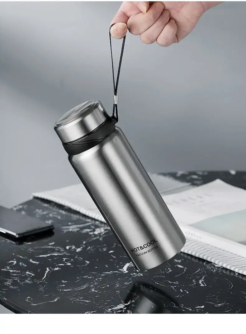 Thermos Inox 750/1200ML portable avec dragonne| OkO-OkO