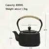 Théière en fonte brute <br> Japanese. | OkO-OKO™ Théière en Fonte Japanese 800 ml | oko-oko