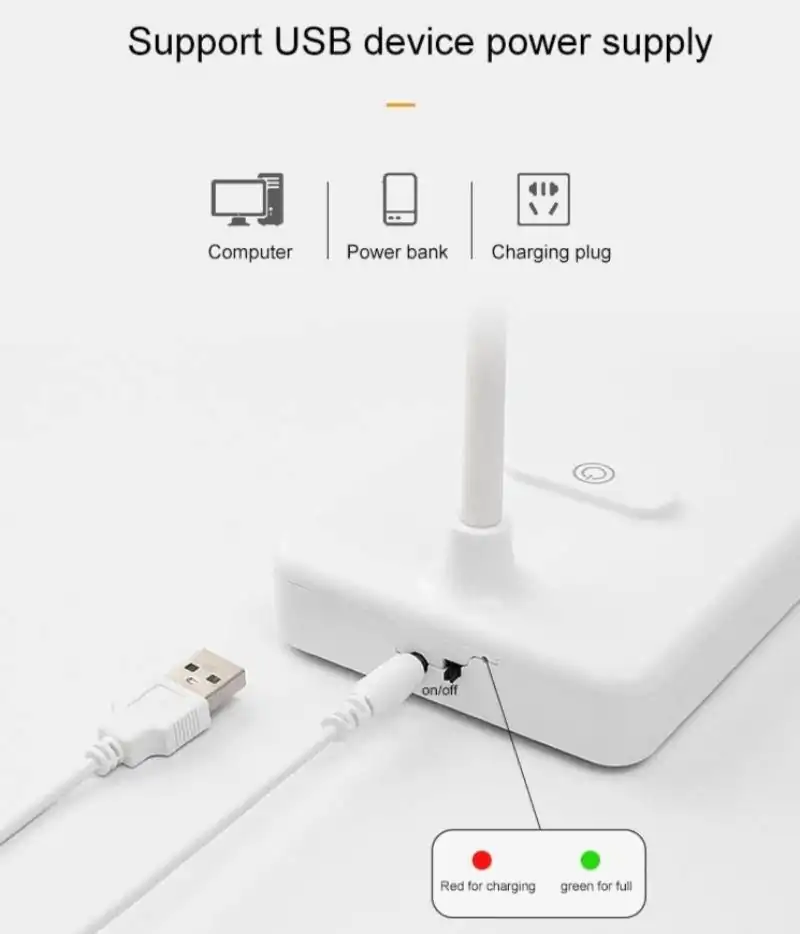 Lampe de Bureau <br> LED (avec ou sans fils). | OkO-OKO™ Lampe de Bureau LED usb | OkO-OkO