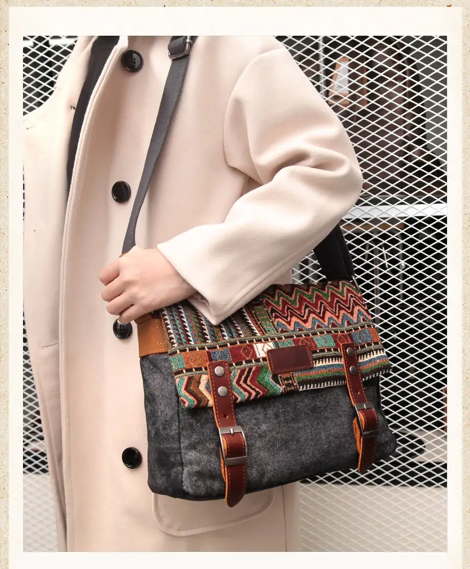 Sac bandoulière jeans boho vitage | oko oko