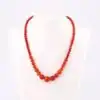Collier Pierre Naturelle Femme Agate Rouge | oko-oko