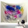Wanddekoration Schwarz-Weiß Mandala Wandbehang. | OkO-OKO™ Wanddekoration Wandbehang Mandala Schwarz und Weiß. | OkO-OkO™