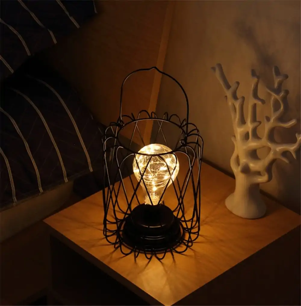 Lampe déco fer forgé | OkO-OkO pas cher