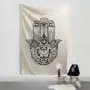 Wanddekoration Schwarz-Weiß Mandala Wandbehang. | OkO-OKO™ Wanddekoration Wandbehang Mandala Schwarz und Weiß. | OkO-OkO™