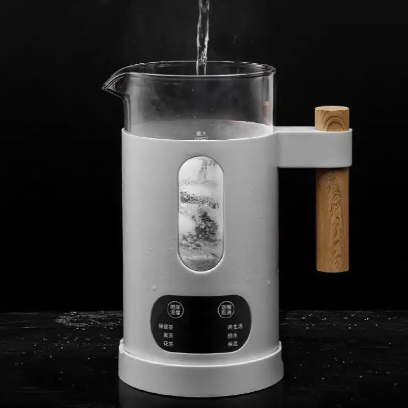 Théières Électriques <br>Bouilloire électrique 2 en 1. | OkO-OKO™ Bouilloire Électrique et Théière 2 en 1 en verre resistant à la chaleur borosilicate | OkO-OkO™