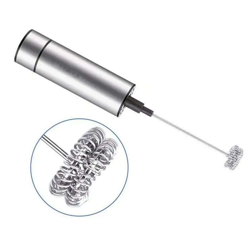 Accessoire thé <br> Mini fouet électrique. | OkO-OKO™ Mini fouet électrique en acier inoxydable | oko-oko
