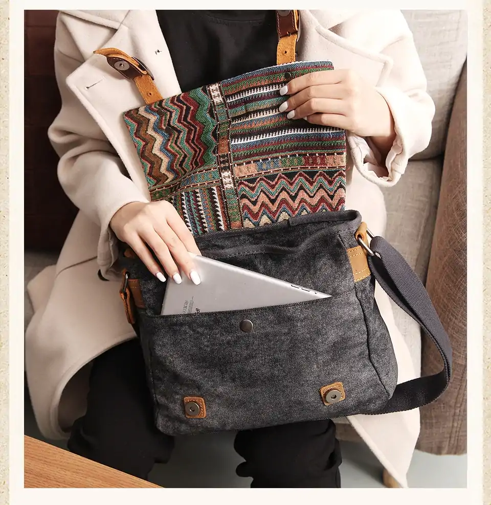 Sac bandoulière jeans bohème | oko oko